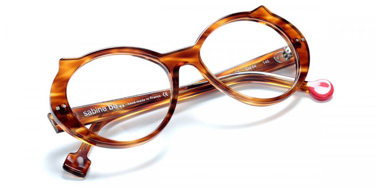 Sabine Be® Be Cat'S - Shiny Blonde Veined Tortoise Eyeglasses