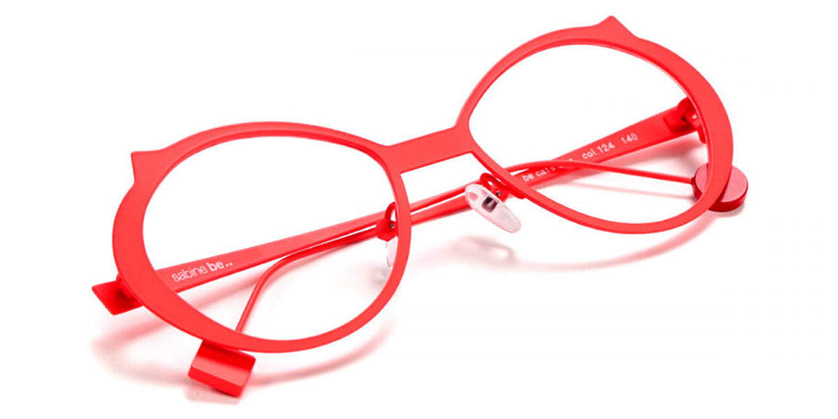 Sabine Be® Be Cat'S Slim - Satin Neon Orange Eyeglasses