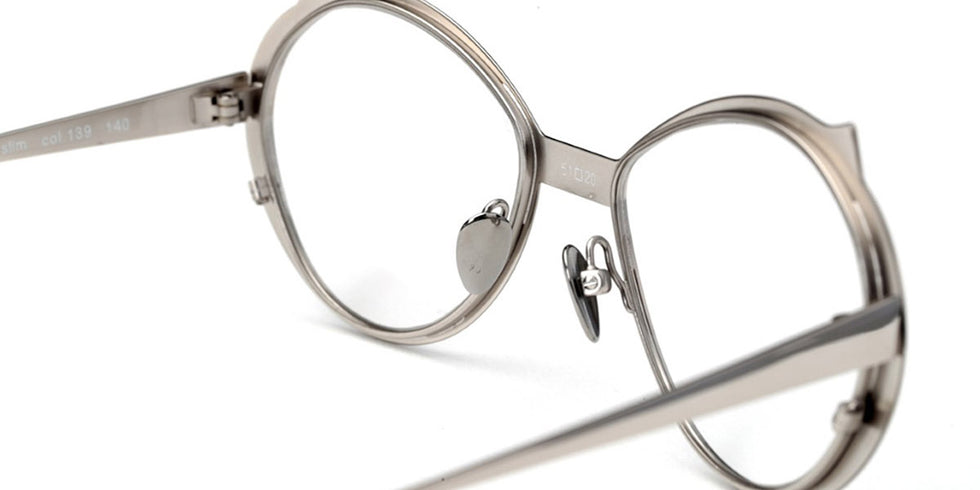 Sabine Be® Be Cat'S Slim - Polished Palladium Eyeglasses