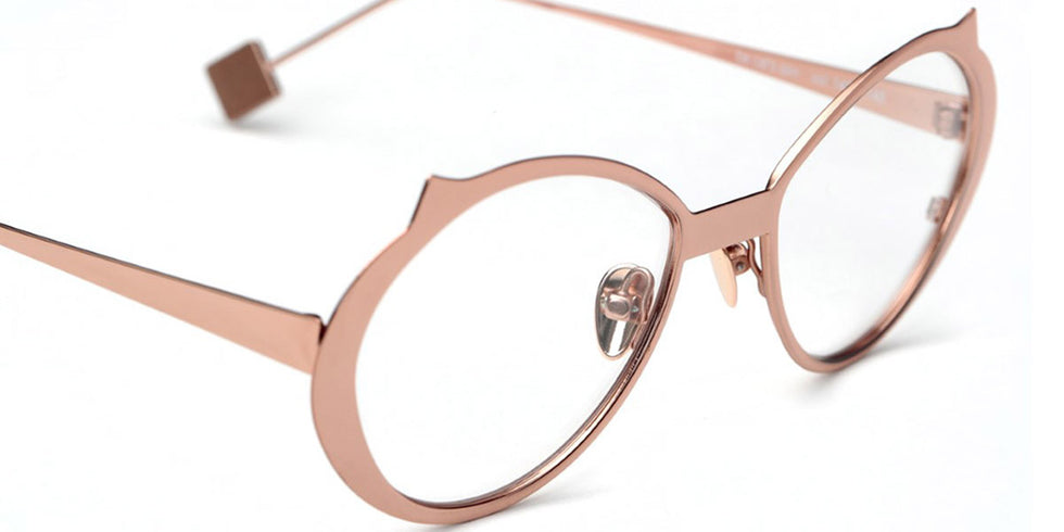 Sabine Be® Be Cat'S Slim - Polished Rose Gold Eyeglasses