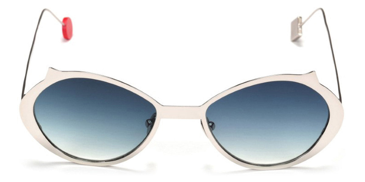 Sabine Be® Be Cat'S Slim Sun - Polished Palladium Sunglasses