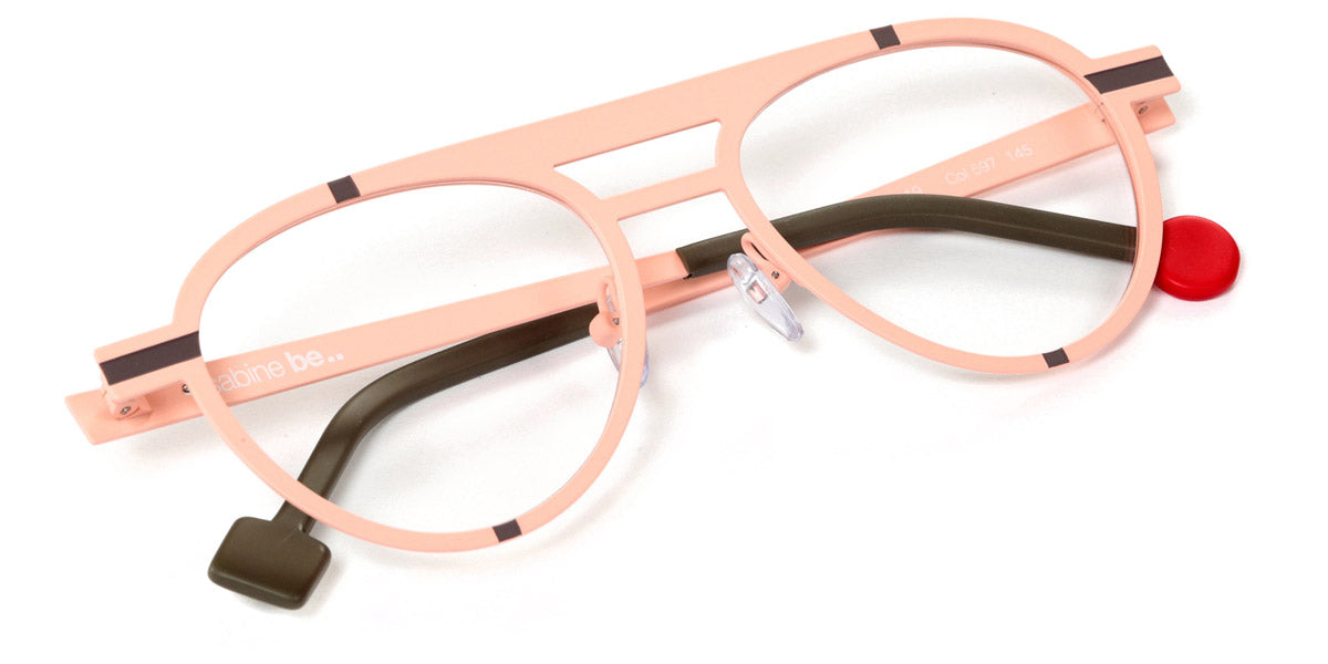 Sabine Be® Be Chill SB Be Chill 597 52 - Satin Salmon / Satin Mastic Eyeglasses