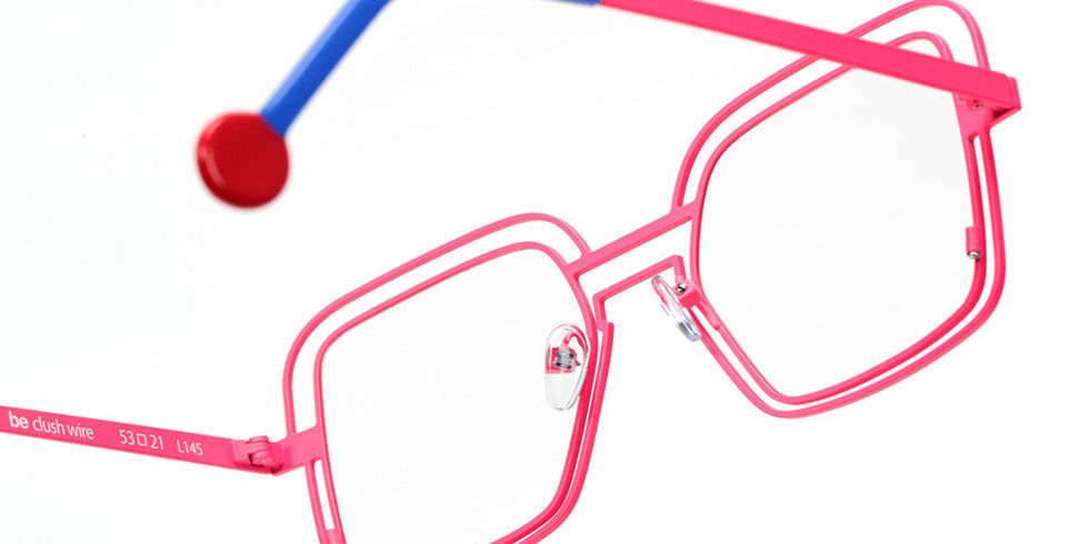 Sabine Be® Be Clush Wire SB Be Clush Wire 126 53 - Satin Neon Pink Eyeglasses