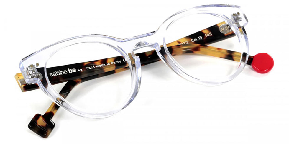 Sabine Be® Be Crazy - Shiny Crystal / Shiny Tokyo Tortoise Eyeglasses