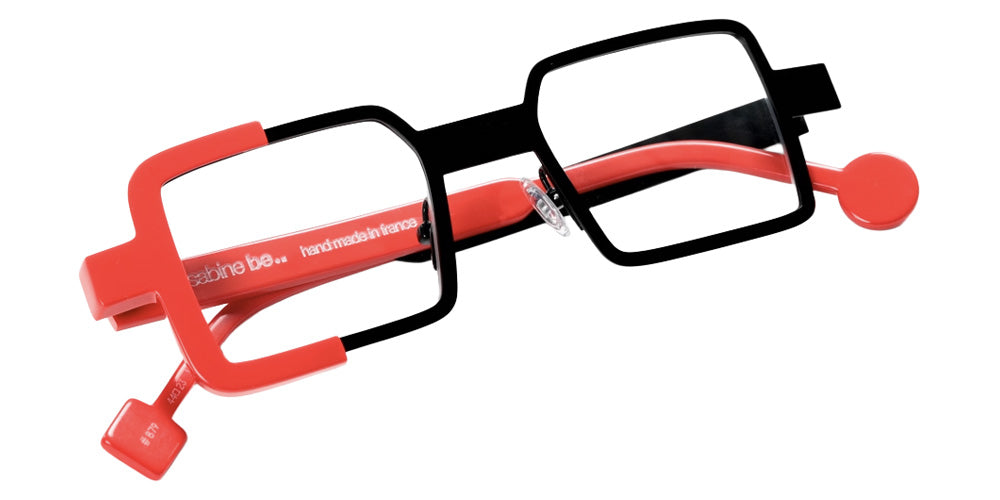 Sabine Be® Be Cubic be cubic 879 - 879 Black Shiny/Red Shiny