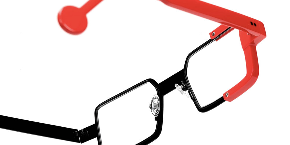 Sabine Be® Be Cubic be cubic 879 - 879 Black Shiny/Red Shiny