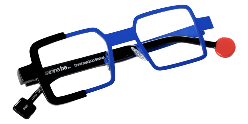 Sabine Be® Be Cubic be cubic 880 - 880 Blue Majorelle Satin/Black Shiny