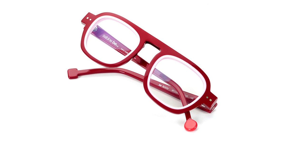 Sabine Be® Be Factory - Shiny Burgundy / Shiny Baby Pink Eyeglasses