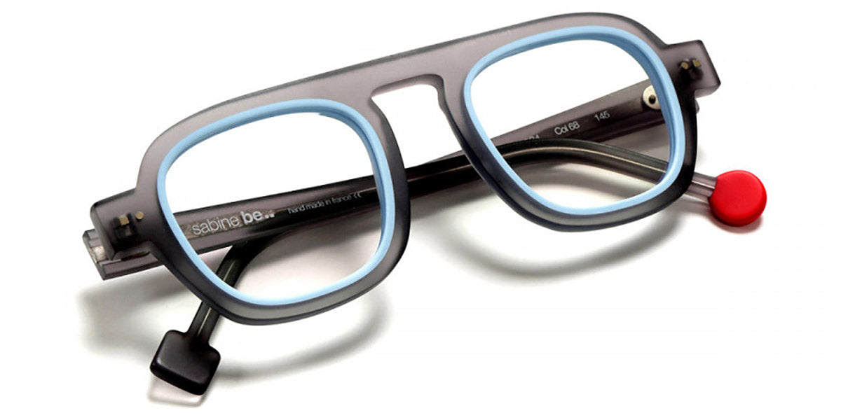 Sabine Be® Be Factory - Matte Baby Blue / Matte Translucent Gray Eyeglasses