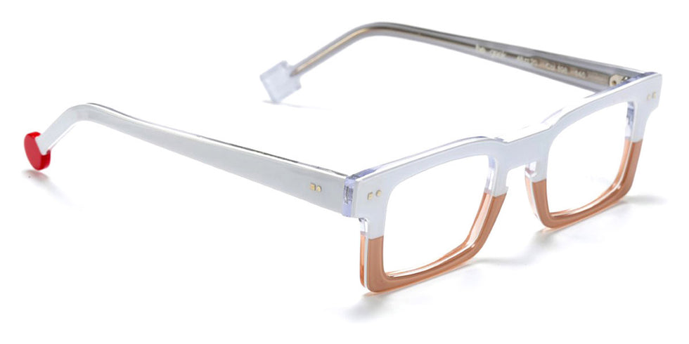 Sabine Be® Be Geek - Shiny Crystal White / Shiny Translucent Nude Eyeglasses