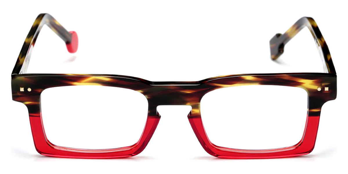 Sabine Be® Be Geek - Shiny Veined Tortoise / Shiny Translucent Red Eyeglasses