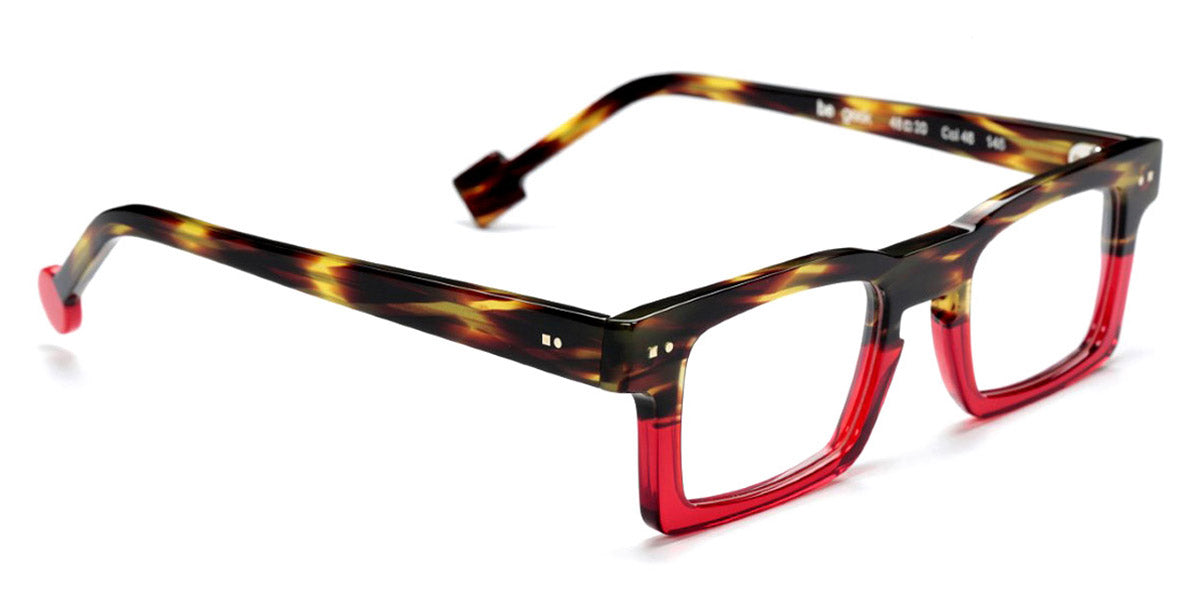 Sabine Be® Be Geek - Shiny Veined Tortoise / Shiny Translucent Red Eyeglasses
