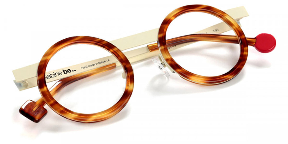 Sabine Be® Be Gipsy - Shiny Blonde Veined Tortoise / Satin Ivory Eyeglasses