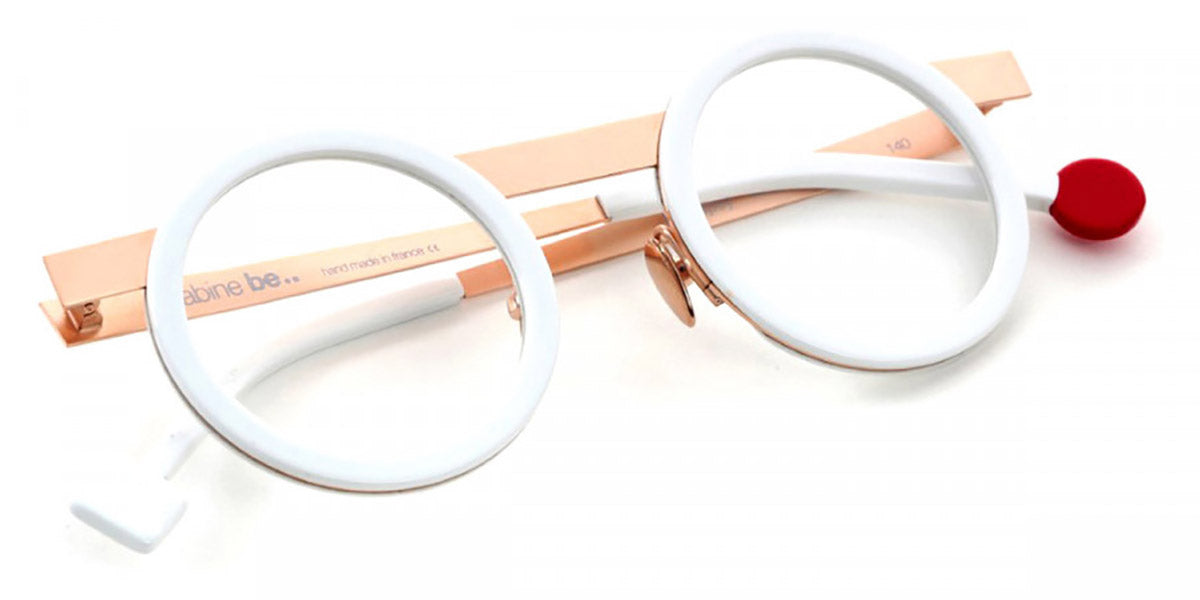 Sabine Be® Be Gipsy - Shiny White / Polished Rose Gold Eyeglasses