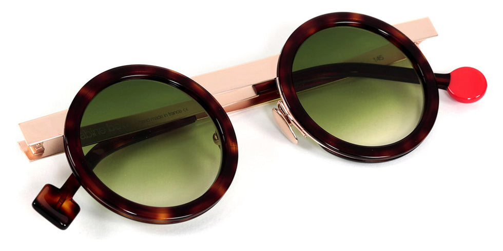 Sabine Be® Be Gipsy Sun SB Be Gipsy Sun 562 43 - Shiny Cherry Tortoise / Polished Rose Gold Sunglasses