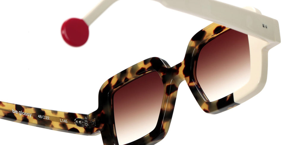 Sabine Be® Be Glossy Sun SB Be Glossy Sun 799 48 - Écaille Tokyo Brillant / Ivoire Brillant Sunglasses