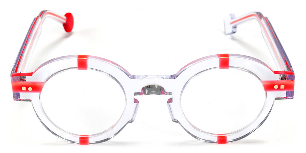 Sabine Be® Be Groom SB Be Groom 761 43 - Shiny Crystal / Shiny Miami Neon Orange Eyeglasses