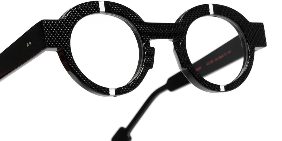 Sabine Be® Be Groom SB Be Groom black10 43 - Shiny Black Diamond Tips / Shiny Crystal Eyeglasses