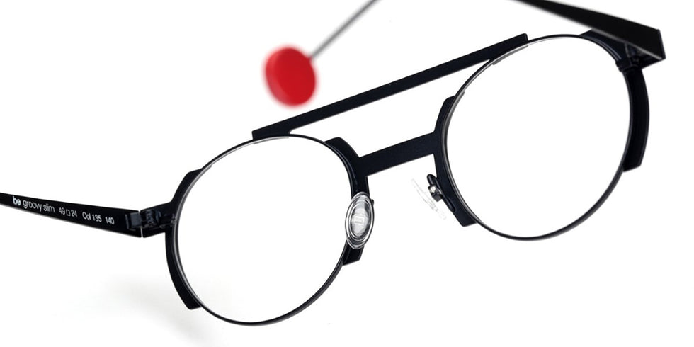 Sabine Be® Be Groovy Slim SB Be Groovy Slim 135 49 - Shiny Navy Blue Eyeglasses