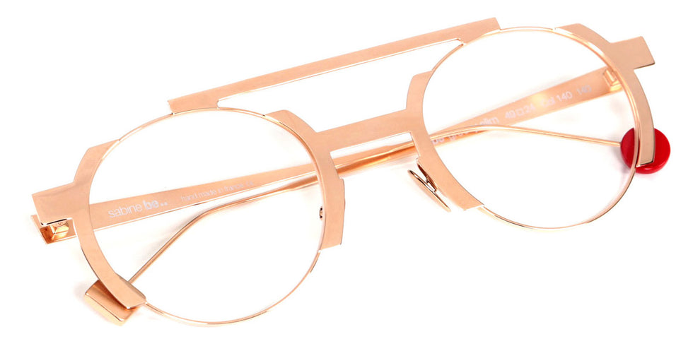 Sabine Be® Be Groovy Slim SB Be Groovy Slim 140 49 - Polished Rose Gold Eyeglasses