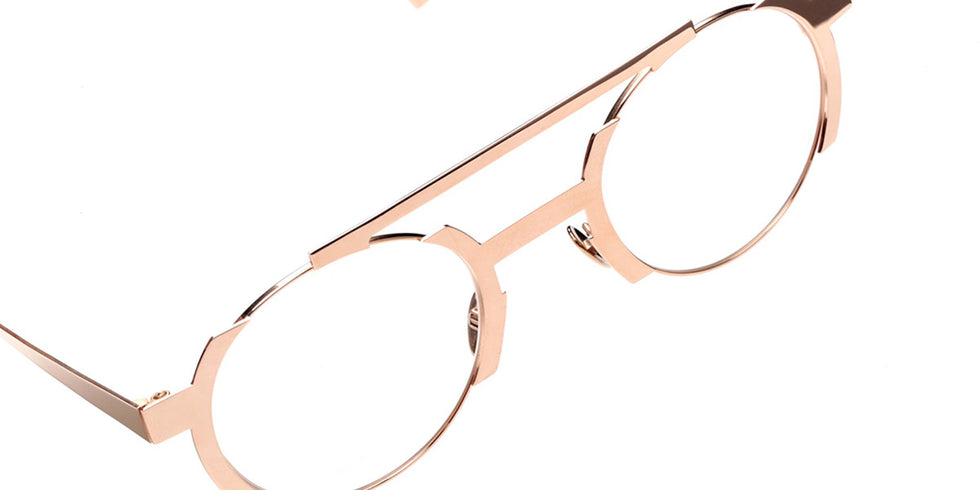 Sabine Be® Be Groovy Slim SB Be Groovy Slim 140 49 - Polished Rose Gold Eyeglasses