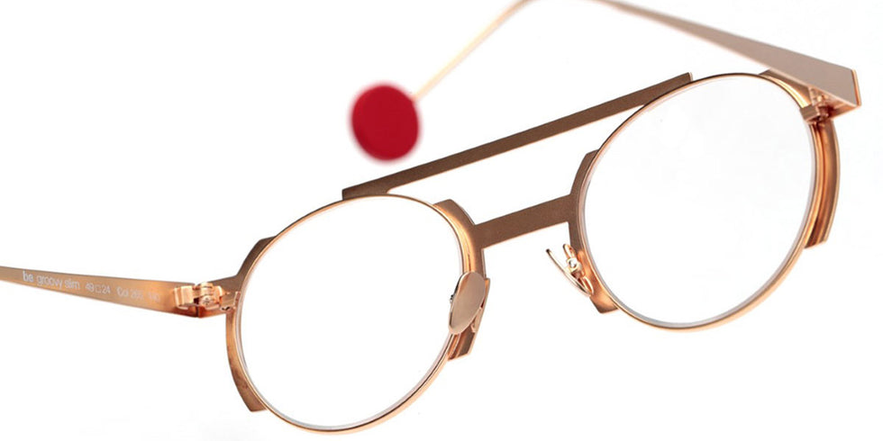 Sabine Be® Be Groovy Slim - Polished Rose Gold / Polished Ruthenium Eyeglasses