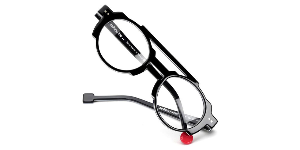 Sabine Be® Be Groovy Swell - Shiny Midnight Blue / White / Shiny Navy Blue Eyeglasses