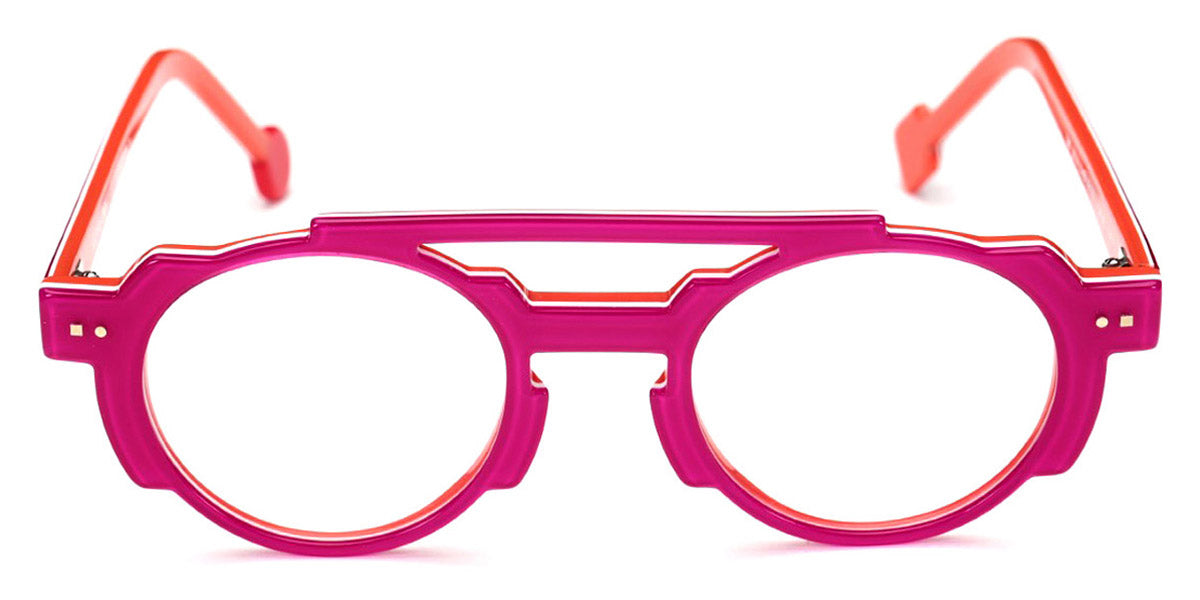 Sabine Be® Be Groovy Swell - Shiny Translucent Fichsia / White / Shiny Orange Eyeglasses