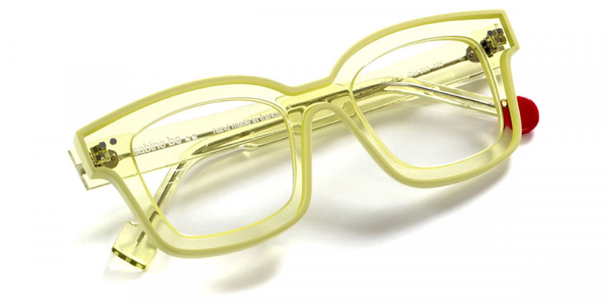 Sabine Be® Be Idol Line - Shiny Translucent Yellow / Shiny Solid Yellow Eyeglasses