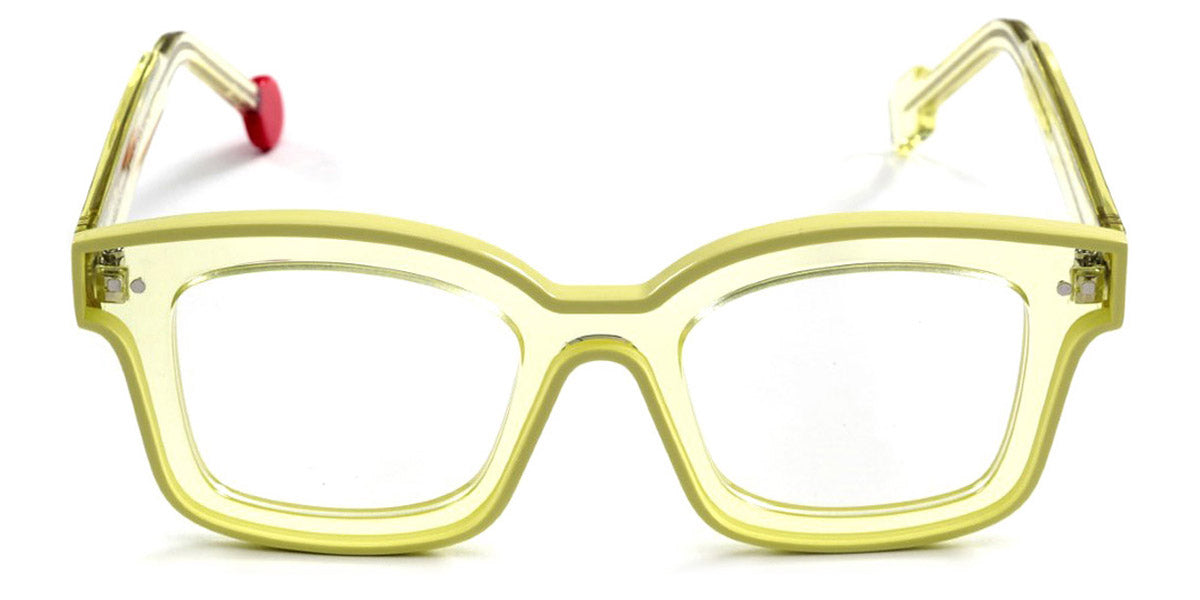 Sabine Be® Be Idol Line - Shiny Translucent Yellow / Shiny Solid Yellow Eyeglasses