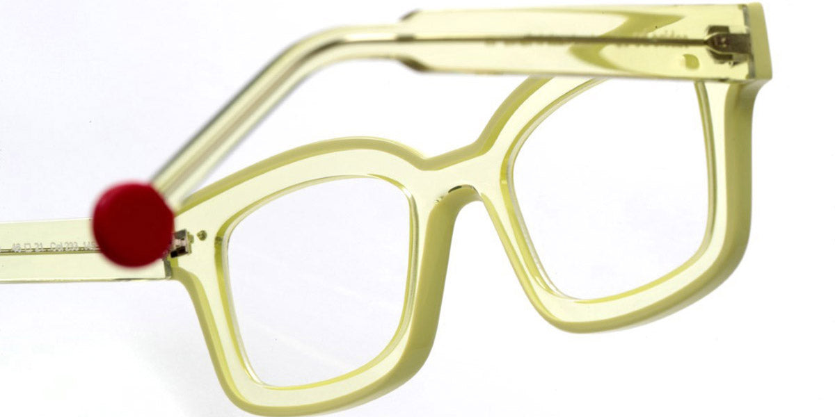 Sabine Be® Be Idol Line - Shiny Translucent Yellow / Shiny Solid Yellow Eyeglasses