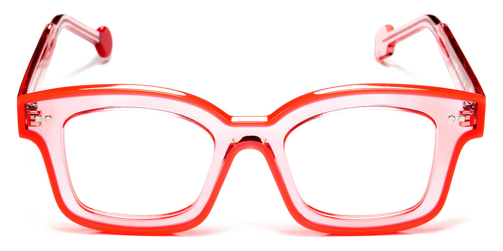 Sabine Be® Be Idol Line SB Be Idol Line 575 46 - Shiny Translucent Peach / Shiny Neon Miami Orange Eyeglasses