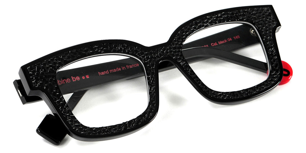 Sabine Be® Be Idol Line SB Be Idol Line black04 46 - Shiny Black Galucha / Shiny Black Eyeglasses