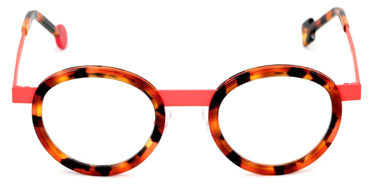 Sabine Be® Be Lucky - Shiny Fawn Tortoise / Satin Neon Orange Eyeglasses
