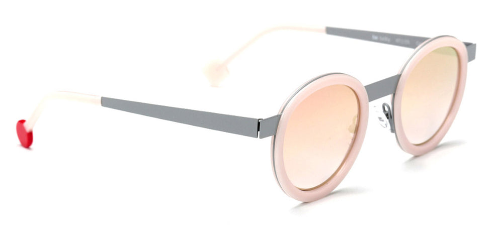 Sabine Be® Be Lucky Sun SB Be Lucky Sun 390 47 - Shiny Pearly Pink / Satin Gray Sunglasses