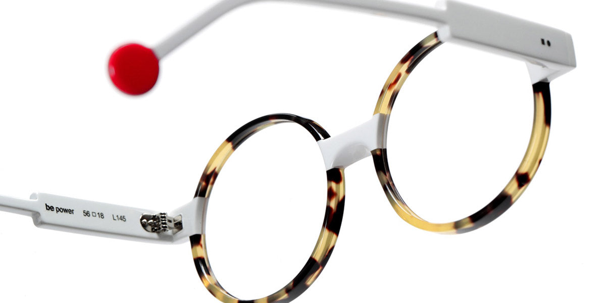 Sabine Be® Be Power SB Be Power 750 56 - Shiny Tokyo Tortoiseshell / Shiny White Eyeglasses