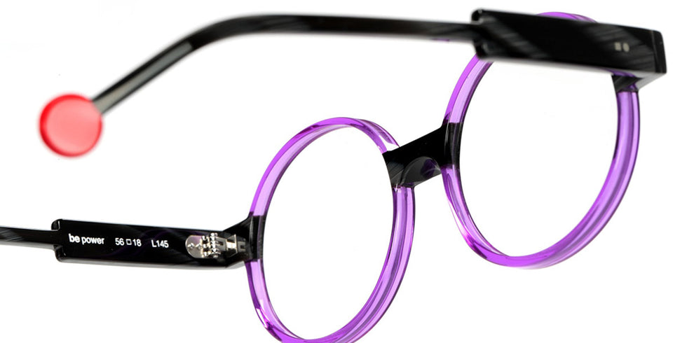 Sabine Be® Be Power SB Be Power 777 56 - Violine Translucide Brillant / Gris Fauve Brillant Eyeglasses