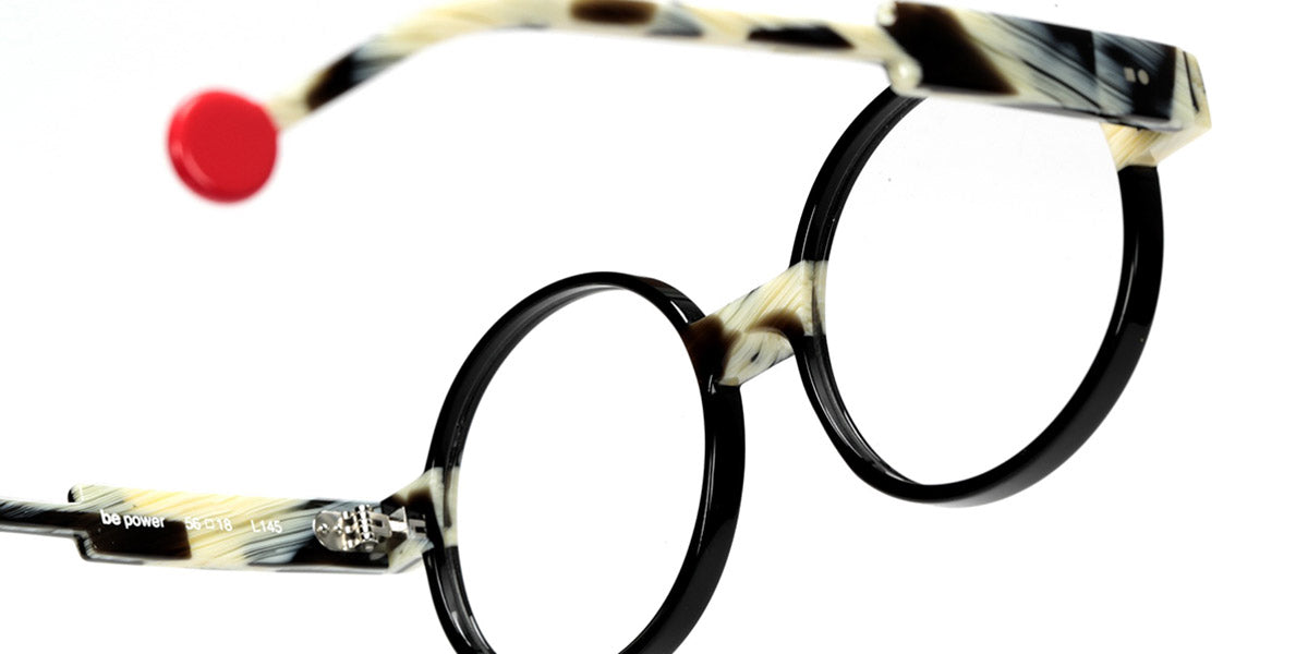 Sabine Be® Be Power SB Be Power 778 56 - Noir Brillant / Corne Brillant Eyeglasses