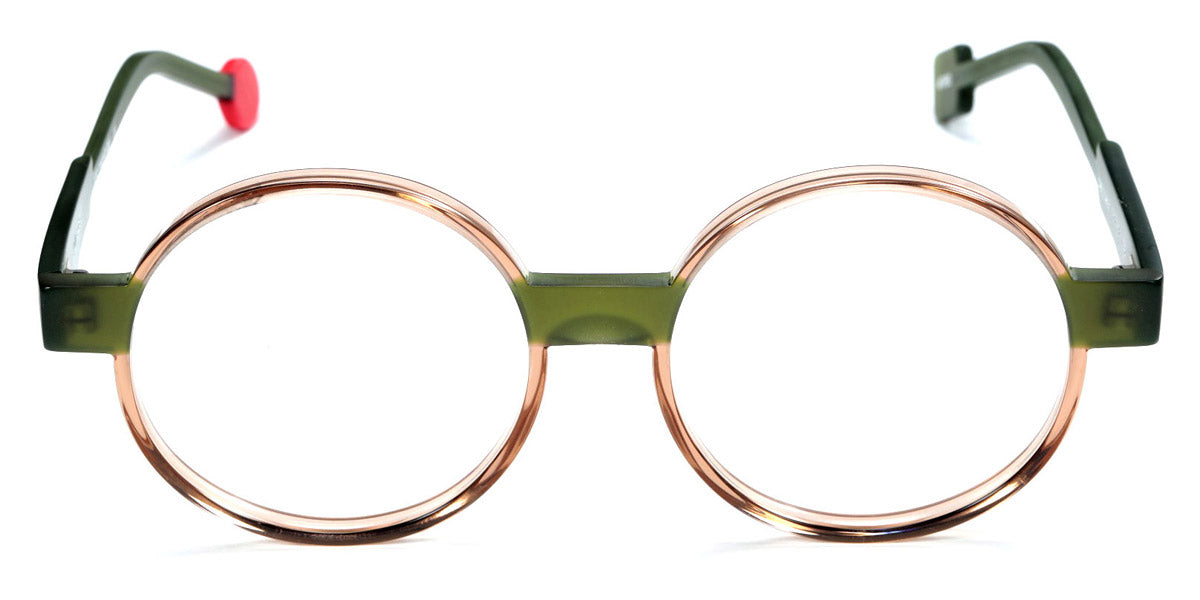 Sabine Be® Be Power SB Be Power 780 56 - Brun Translucide Brillant / Kaki Translucide Mat Eyeglasses