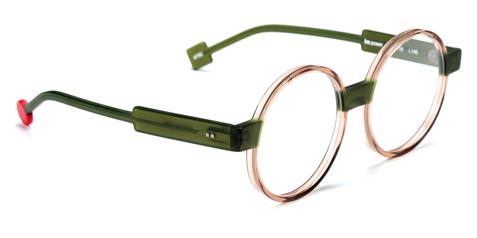 Sabine Be® Be Power SB Be Power 780 56 - Brun Translucide Brillant / Kaki Translucide Mat Eyeglasses