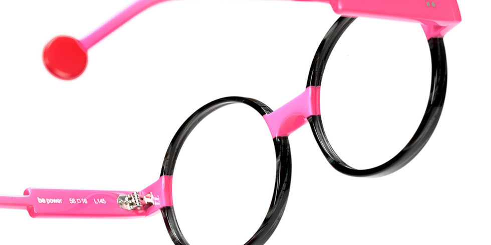 Sabine Be® Be Power SB Be Power 781 56 - Gris Fauve Brillant / Rose Fluo Brillant Eyeglasses