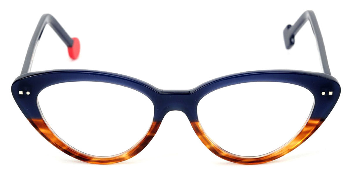 Sabine Be® Be Pretty - Shiny Navy Blue / Shiny Blond Veined Tortoise Eyeglasses