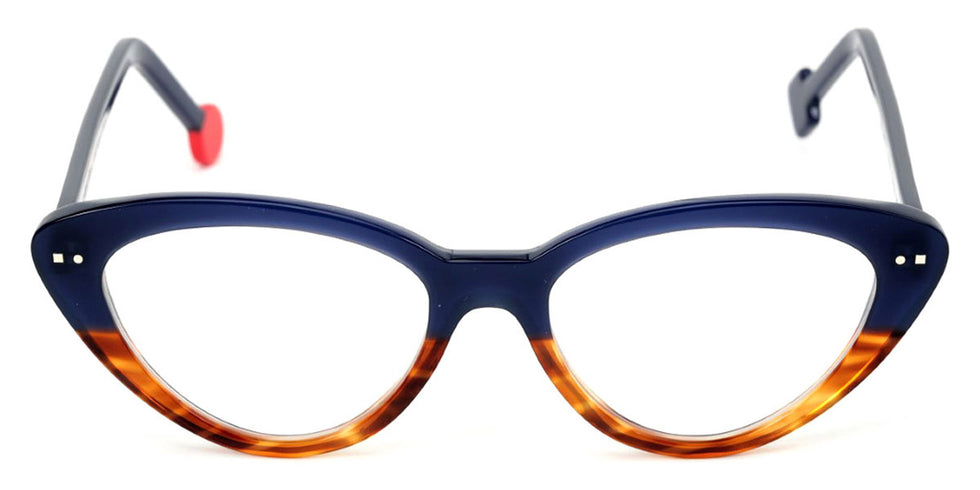 Sabine Be® Be Pretty - Shiny Navy Blue / Shiny Blond Veined Tortoise Eyeglasses