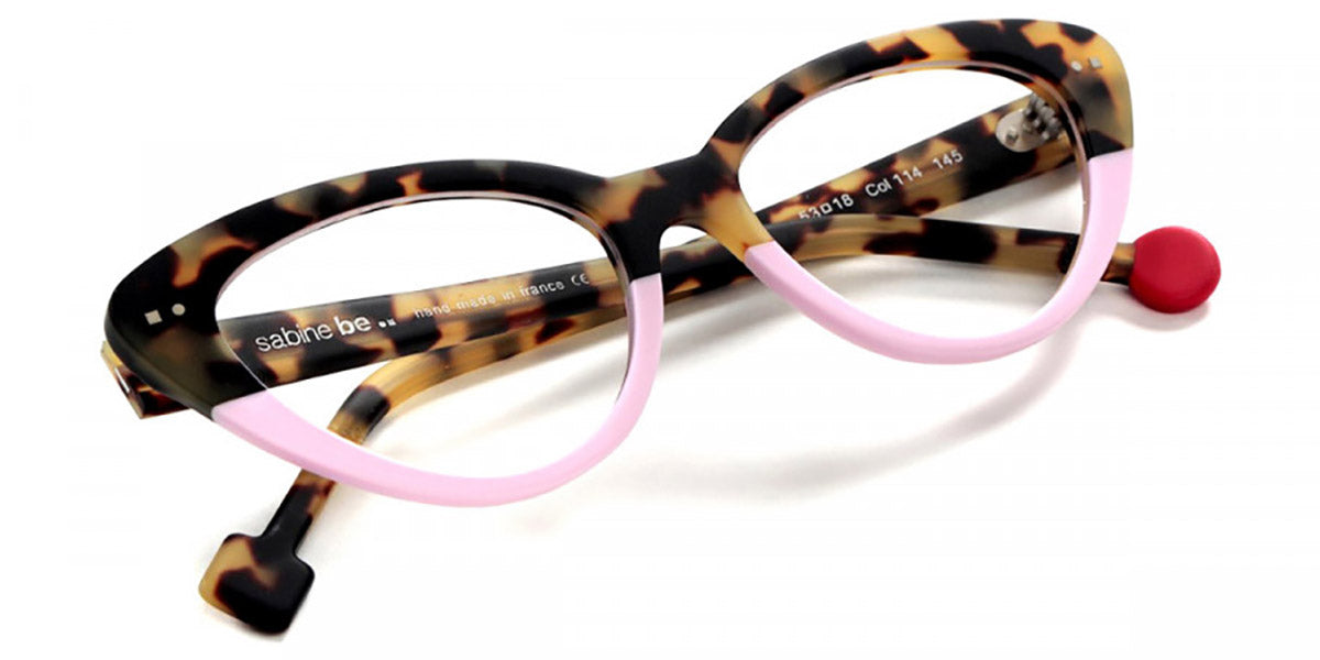 Sabine Be® Be Pretty - Matte Tokyo Tortoise /Matte Pastel Pink Eyeglasses
