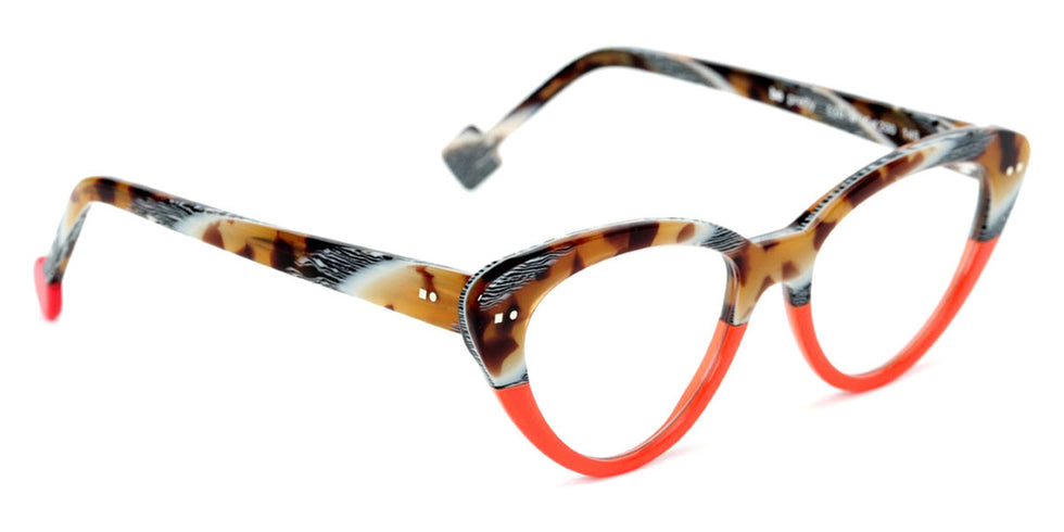 Sabine Be® Be Pretty - Shiny Vintage Tortoise / Shiny Orange Eyeglasses