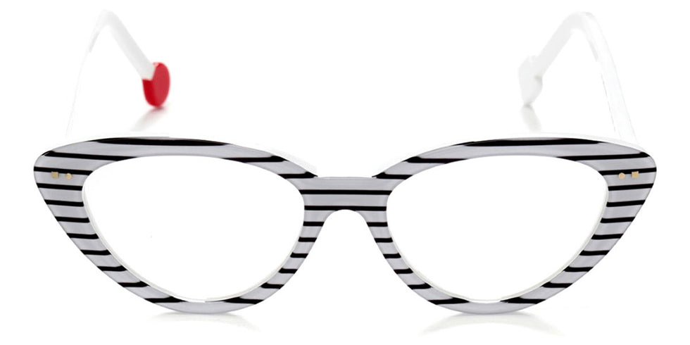 Sabine Be® Be Pretty Stripe - Shiny Navy Blue Slim Stripes Eyeglasses