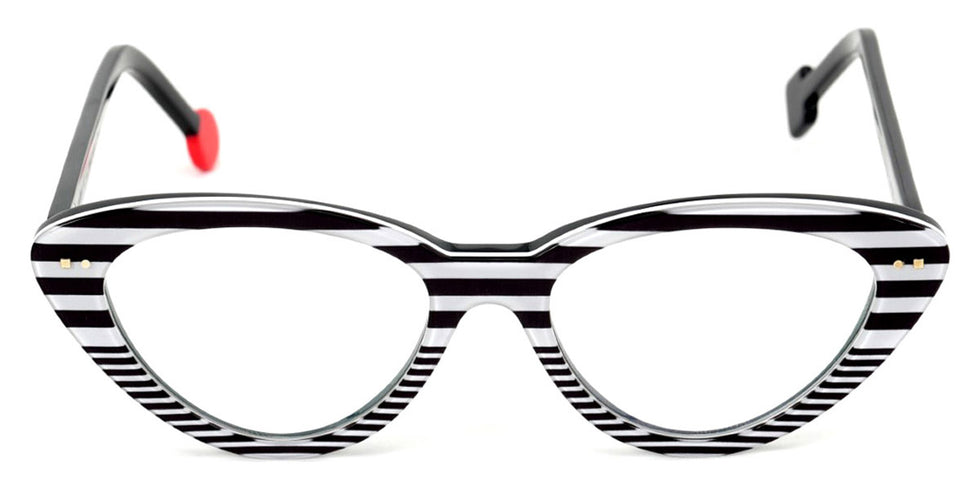 Sabine Be® Be Pretty Stripe - Shiny Navy Blue Fat Stripes / Shiny Navy Blue Slim Stripes Eyeglasses