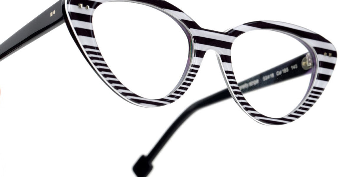 Sabine Be® Be Pretty Stripe - Shiny Navy Blue Fat Stripes / Shiny Navy Blue Slim Stripes Eyeglasses