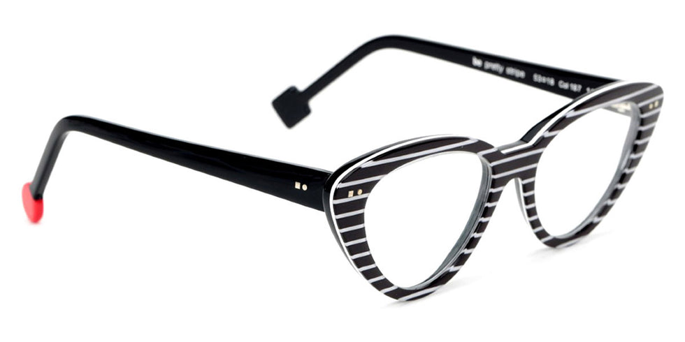 Sabine Be® Be Pretty Stripe - Shiny Navy Blue Fat Stripes Eyeglasses