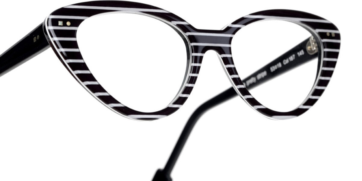 Sabine Be® Be Pretty Stripe - Shiny Navy Blue Fat Stripes Eyeglasses